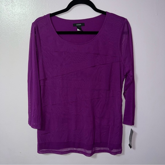 Alfani Long Sleeve Top - Picture 1 of 6